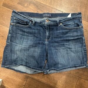 Lucky Brand Dark Blue Jean Shorts